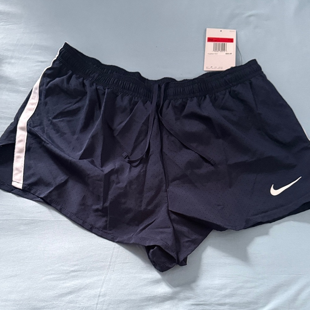 Nike Men  Dark Blue Athletic Shorts